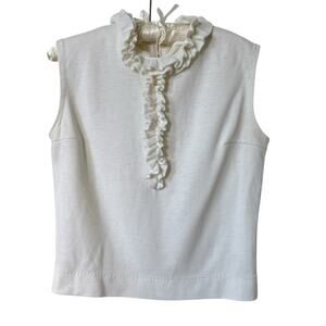 Vintage Dutchmaid Ephrata PA‎ ruffle neck top